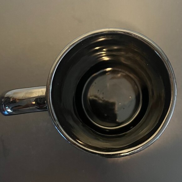 Door County CHERRIES Embossed Souvenir Pottery Mug ~ Unglazed & Black Glazed - Picture 8 of 9